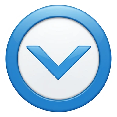  exactly similar to given image give me emoji,blue and white tick inside it sticker