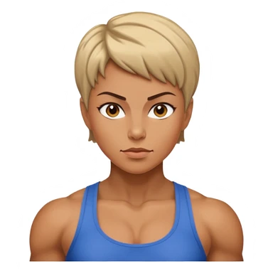strong woman sticker