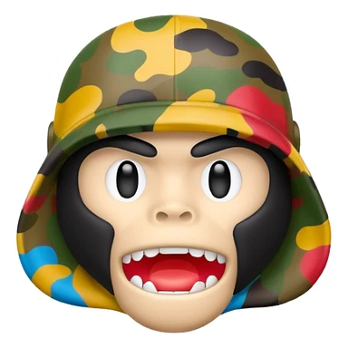 Сделай логотип Bape sticker