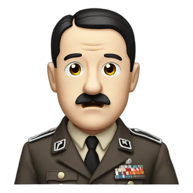 Adolf Hitler tinky winky nice sticker