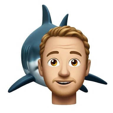 Shark with Elon
 sticker