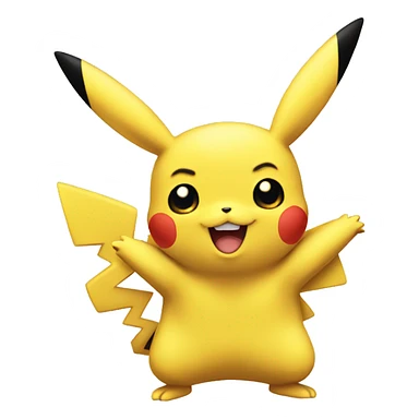 Pikachu asking for hug sticker