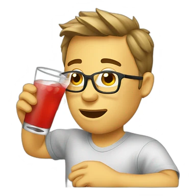 drinking-vodka sticker