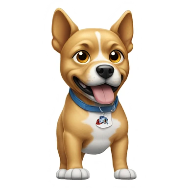 Dog in air Jordan’s sticker