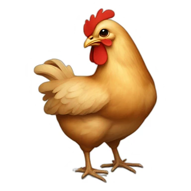 chicken crossed out with an red x sticker
