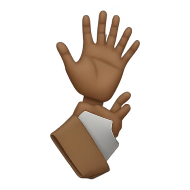 student raisin hand sticker