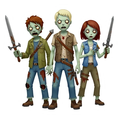 Call of duty Zombies con armas  sticker