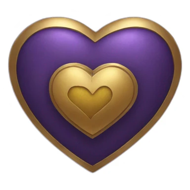 thanos heart sign sticker