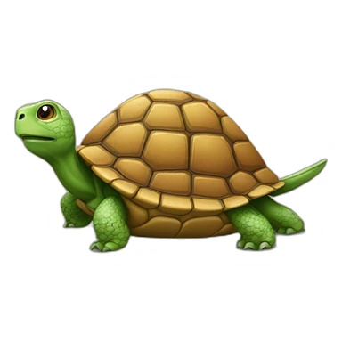 Loutte sur tortue sticker