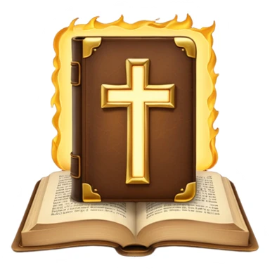 Glowing bible sticker