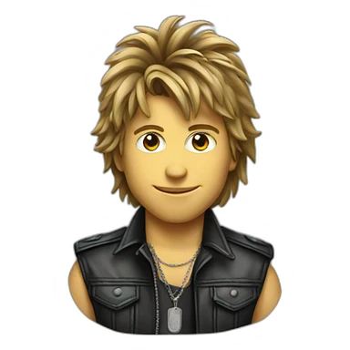 Young Bon jovi sticker