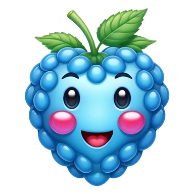 blue raspberry sticker