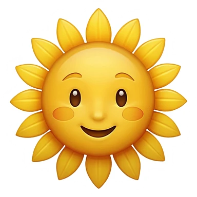 Sunshine mood sticker