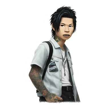 MIYAVI,godzilla sticker