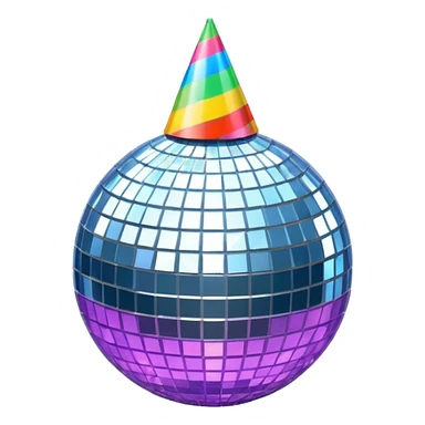 Disco Birthday Ball sticker