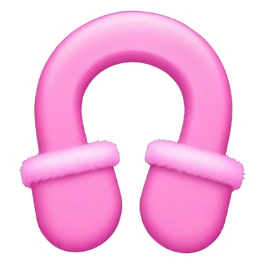 fuzzy pink handcuffs sticker