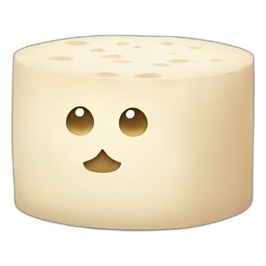 round tofu sticker