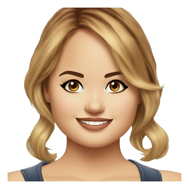 Debby Ryan smirk sticker
