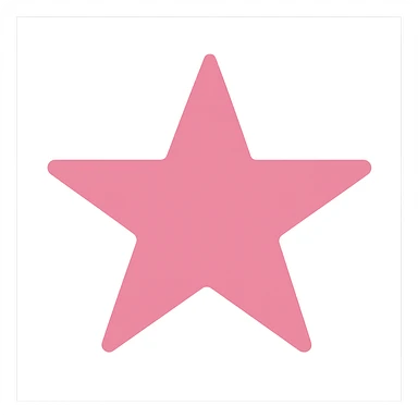 pink star sticker