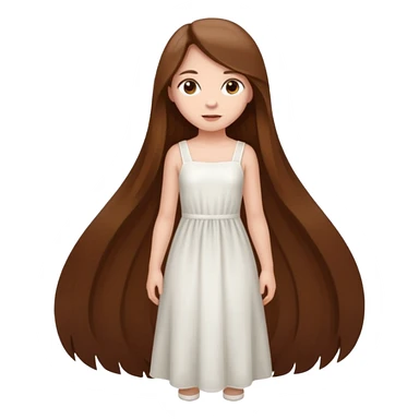 High resolution of ful body girl sticker