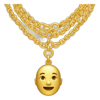 gold necklaces sticker