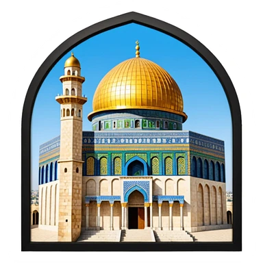 Dome of the rock, Palestine sticker