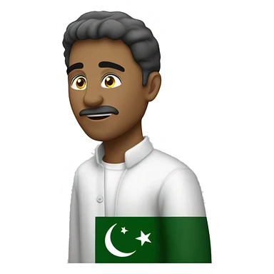 What comes to your mind when you hear the term PAKISTAN? sticker