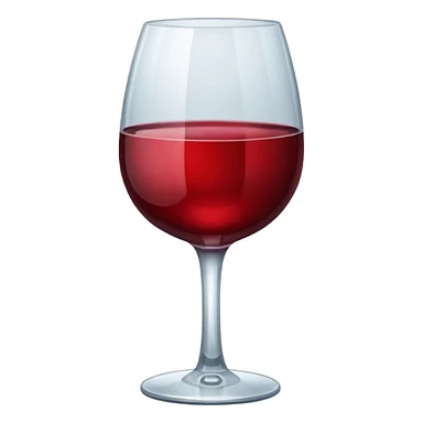 Red wine glass
 sticker