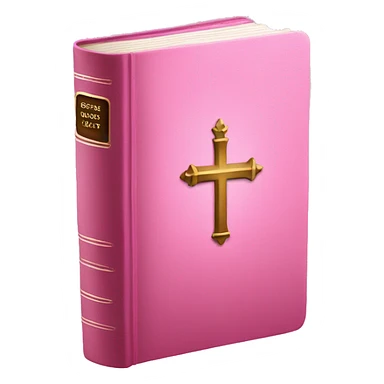 Bible pink sticker