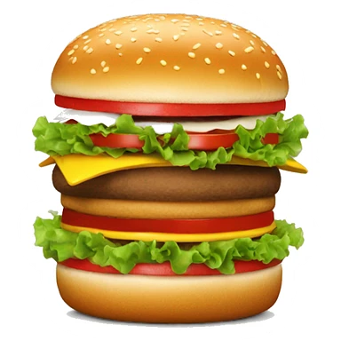 hambuger patty sticker