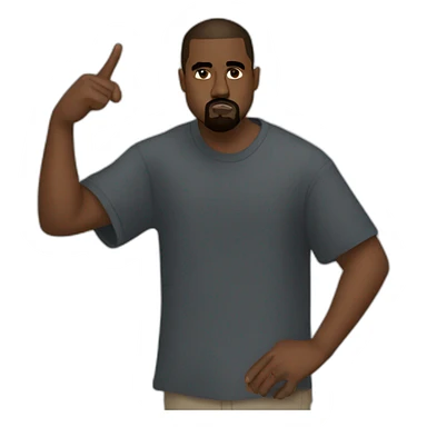 Kanye West saying it's goona be okay sticker