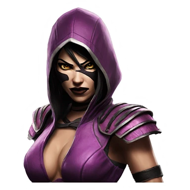 Scared Mileena Mortal Kombat X sticker