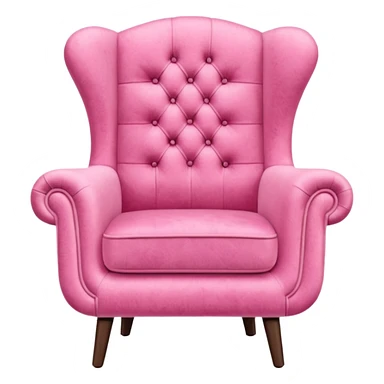 fabrics pink chair sticker