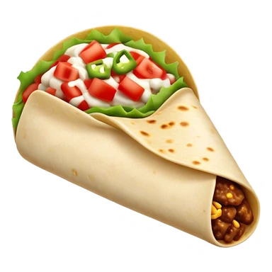 Burrito sticker