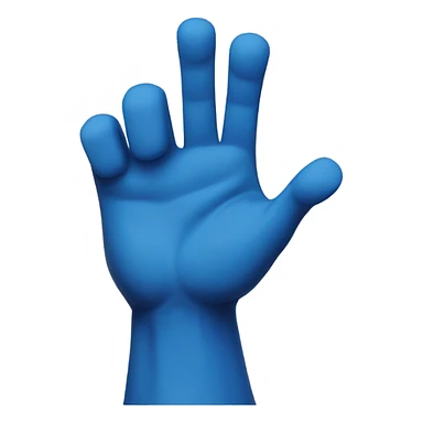 Mr fantastic holding up four fingers sticker