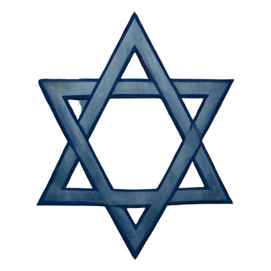 United States flag with a swastika symbol and star of david symbol on the flag sticker