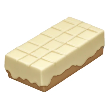 White chocolate bar  sticker