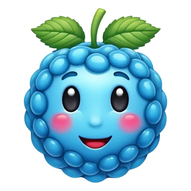 blue raspberry sticker
