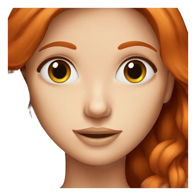 redhead women with blue eyes sticker