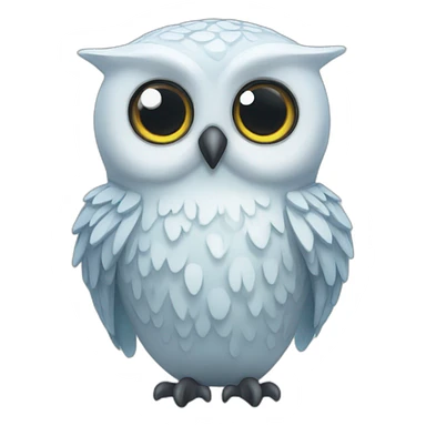 ice owl sticker