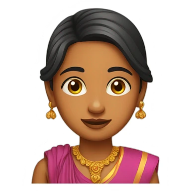 Indian girl from Goa sticker