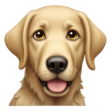 shaggy labrador sticker