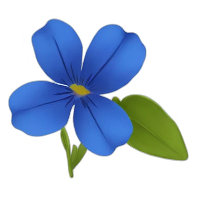 Flores azules sticker