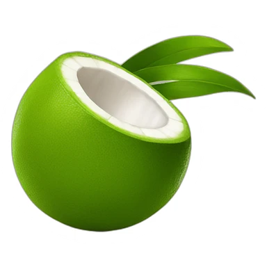 Lime in a coconut sticker