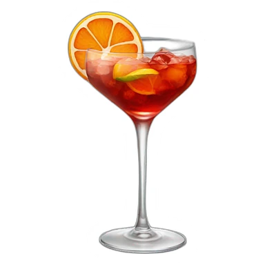 negroni drink sticker