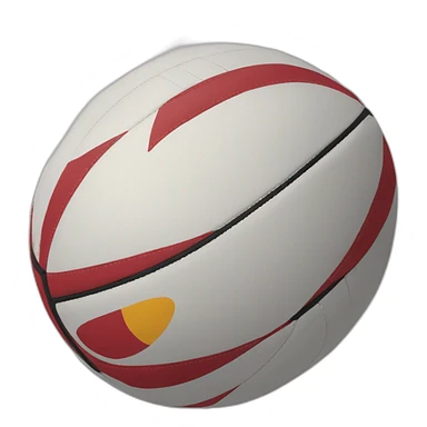 Ballon de rugby sticker
