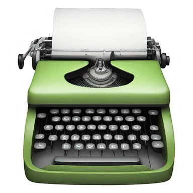 Typewriter  sticker
