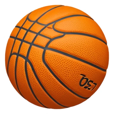Basketball sticker