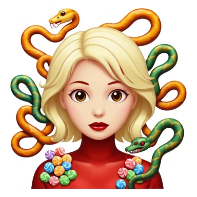 Candy Medusa sticker