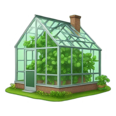 Green house sticker